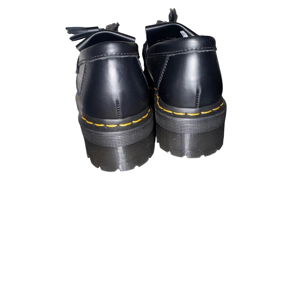 New w/Tags! Dr Martens Tassel Loafers Black Leather Platform Lug Sole Mens 8 - Picture 11 of 16